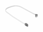Sharkoon SATA III kabel s 90° návlekem (bílý, 60 cm)