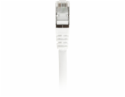 Sharkoon patch kabel SFTP, RJ-45, s Cat.7a surovým kabelem (bílý, 50 cm)