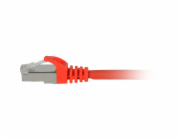Sharkoon patch kabel SFTP, RJ-45, s Cat.7a kabelem (červený, 2 metry)