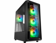 Sharkoon TK4 RGB (černá, tvrzené sklo)