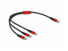 DeLOCK Nabíjecí kabel USB, USB-C zástrčka > 3x USB-C zást...
