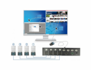 DeLOCK KVM 4v1 Multiview Switch 4x HDMI USB 2.0, KVM switch
