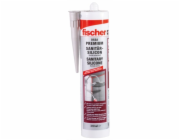 fischer sanitární silikon DSSA SG 310ml stříbrně šedý, tmel