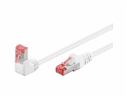 Patchkabel Cat.6 S/FTP (PiMF), 1x 90° gewinkelt