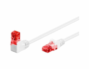 Patchkabel Cat.6 U/UTP, 1x 90° gewinkelt