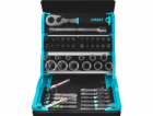 Hazet Sada bitů SmartCase 2200SC-2, 50dílná (černá/modrá,...