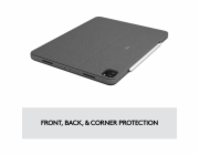 Logitech Combo Touch pro iPad Pro 11 palců (1./2./3./4. generace), klávesnice