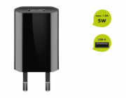 USB-Ladegerät 1 A (5W) schwarz