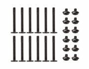 Alphacool Sada šroubů pro chladič M3x30mm / M3x5mm (černá, 24dílná)