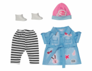 ZAPF Creation BABY born® džínové šaty Deluxe 43 cm, doplňky pro panenky