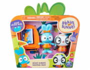 Stateční zajíčci - Malování s králíčkem Boo a Pandou, figurka na hraní