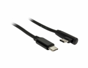 Inter-Tech USB kabel, USB-C zástrčka > USB-C zástrčka 90°