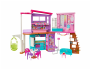 Mattel Barbie Malibu Prázdninový dům s nábytkem a doplňky