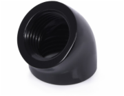 Alphacool Eiszapfen L-konektor 45° G1/4 samice na G1/4 samice - černý, spoj