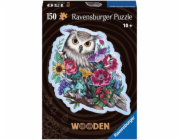 Dřevěné puzzle Ravensburger Tajemná sova