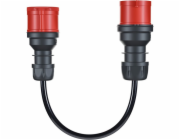 go-e adaptér pro Gemini flex 11 kW, CEE červený třífázový 16A > CEE červený 32A (černý, 30cm)