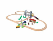 Železniční souprava Eichhorn s mostem