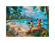Thomas Kinkade Studios: Kolekce Disney Dreams - Minnie a Mickey na Havaji, puzzle