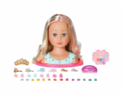 BABY born® Sister Styling Head Princezna, make-up a kadeřnická hlava