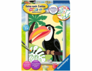 Ravensburgerův obraz podle čísel - Tukan v džungli