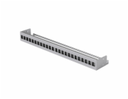 Ubiquiti prázdný patch panel Keystone, 24 portů (1U)