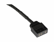 Alphacool Y-kabelový rozbočovač aRGB 3-pin až 4x 3-pin, 60 cm