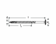 fischer vrut do dřeva PowerFast II 10,0x100 podložka hlava TX