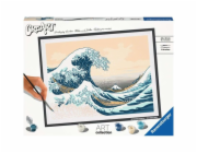 Ravensburger CreArt ART Collection - The Great Wave (Hokusai), malba