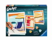 Nástěnná sada Ravensburger CreArt Gallery - Na pláži, malba