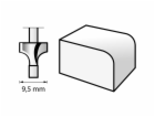 Dremel HSS zaoblovací fréza s čepem O 9,5 mm (615)