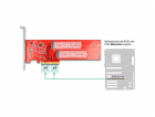DeLOCK PCI Express x8 karta na 2 x interní NVMe M.2 Key M...