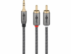 audio adaptérový kabel goobay Plus AUX 3,5mm jack > stere...