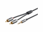 audio adaptérový kabel goobay Plus AUX 3,5mm jack > stere...