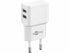 Goobay Duální nabíjecí sada Micro-USB 18 wattů (bílá, 2,4...