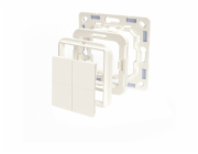 Shelly adaptér Busch-Jaeger, pro Blu Wall Switch 4 nástěnná tlačítka