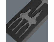 Pěnová vložka Wera 9884 do sady kleští KNIPEX VDE 1, prázdná