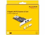 DeLOCK Karta PCI Express x2 pro 2 porty RJ45