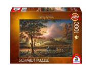 Schmidt Spiele Terry Redlin: Sluneční zlato nad zralými poli, puzzle