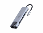 Gembird Adapter wieloportowy USB-C 5w1, PD, HDMI, USB 3.1...