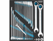 Sada klíčů Hazet 163D-9/42, velikost 1/2++
