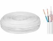 Kabel Elektrokabel Koaxiální kabel YWDXek 75-0,59/3,7 K-60 + 2x0,5mm 100m