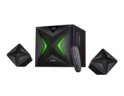 FENDA F&D repro F550X/ 2.1/ 56W/ černé/ BT4.0/ NFC/ FM rádio/ USB/SD přehrávání/ dálkové ovládání