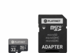 PLATINET microSDHC  SECURE DIGITAL + ADAPTER SD 32GB clas...