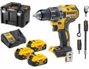 DEWALT ŠROUBOVÁK 18V DCD791P3A 70/27Nm 3x5,0Ah BL +PRAVÝ ÚHLOVÝ BIT NA BITTY