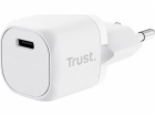 TRUST nabíječka 20W Maxo, USB-C, Nabíječka do zdi, bílá