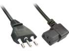 Lindy Lindy IEC-Netzkabel abgewinkelt Italien C13 napájec...