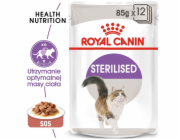 ROYAL CANIN FHN Sterilised in sauce Box - vlhké krmivo pro dospělé kočky - 12x85g