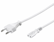 PremiumCord Kabel síťový 230V k magnetofonu 5m bílý