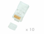 DATACOM Konektor RJ45 UTP 8p8c Cat6 lanko 10ks