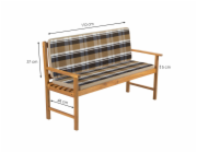 Fieldmann FDZN 9121 Potah pro 2-místnou lavici 4013-T, pruh hnědá